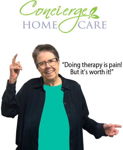 Value of therapy - assisted living community resident story