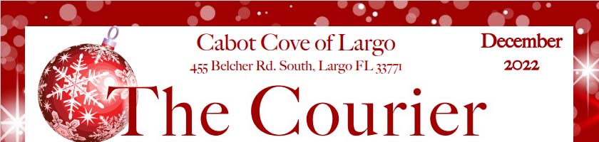 Cabot Cove of Largo Assisted Living Community newsletter