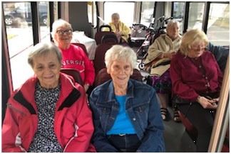 Assisted Living Community Cabot Cove residents having fun