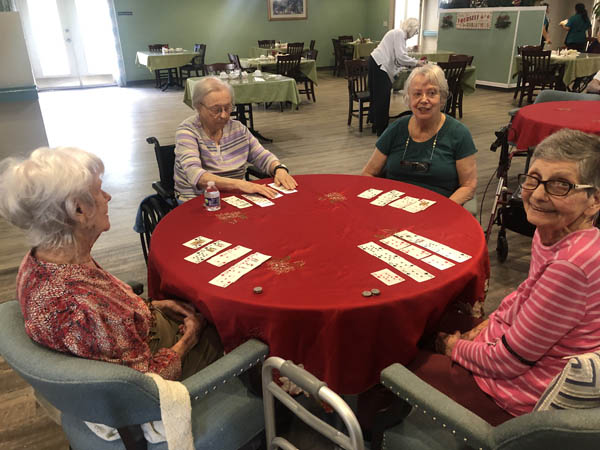 cabot cove residents playing bingo