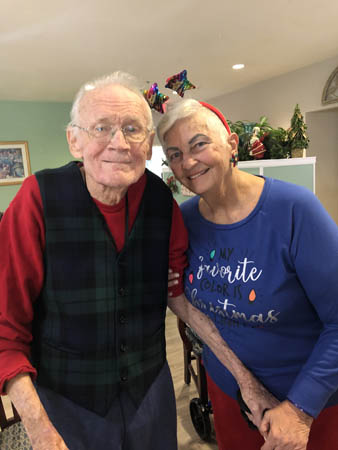 smiling assisted living residents